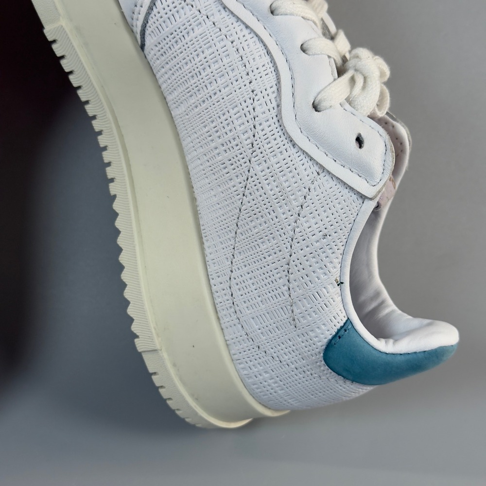Adidas SC Premiere Women 6 Sneakers White Bone Leather Mesh Low Lace Up Shoes - Picture 12 of 16
